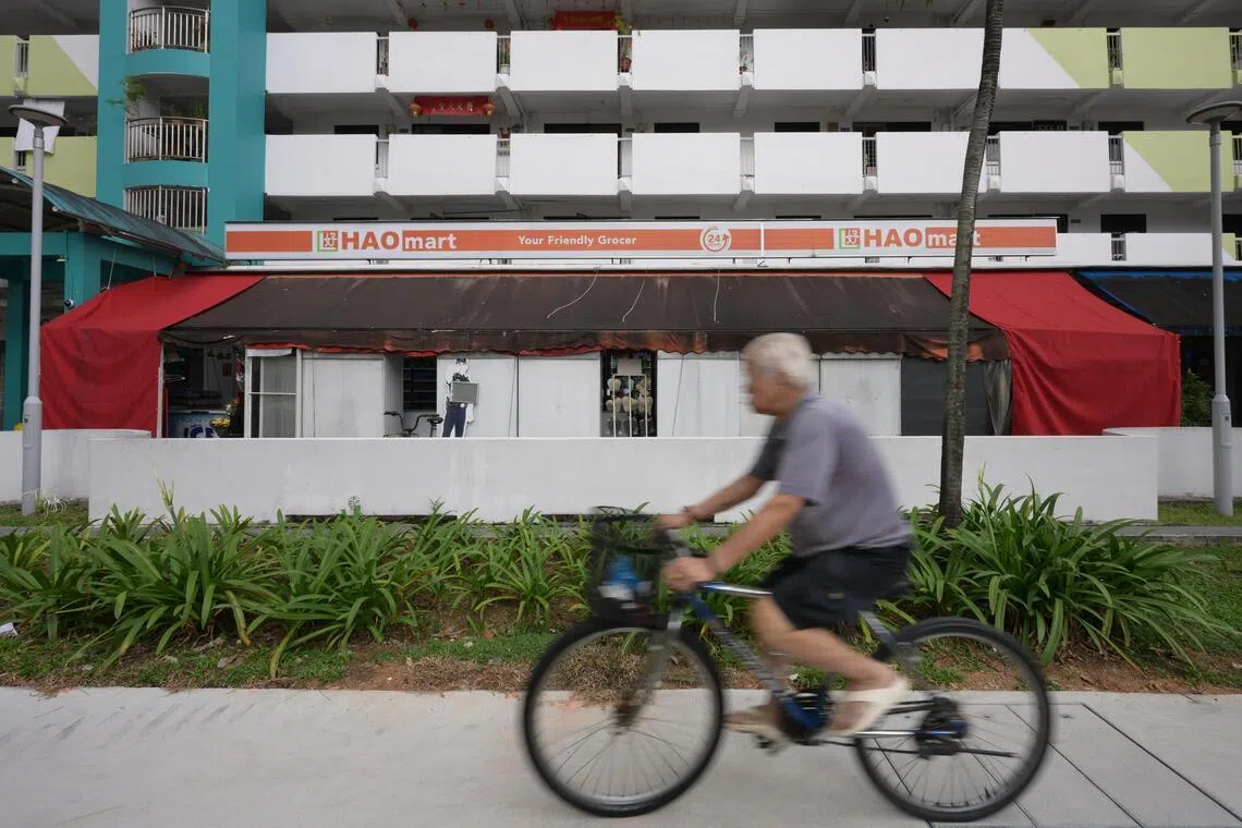 Hao Mart’s first store at Whampoa Drive, photographed in April.