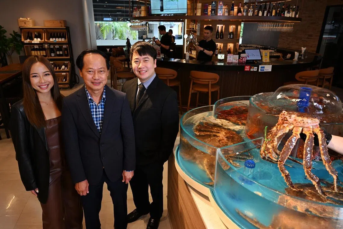 Hao Mart launched Taste Orchard in Feb 2024 with a multi-concept offering, including a live seafood station.
