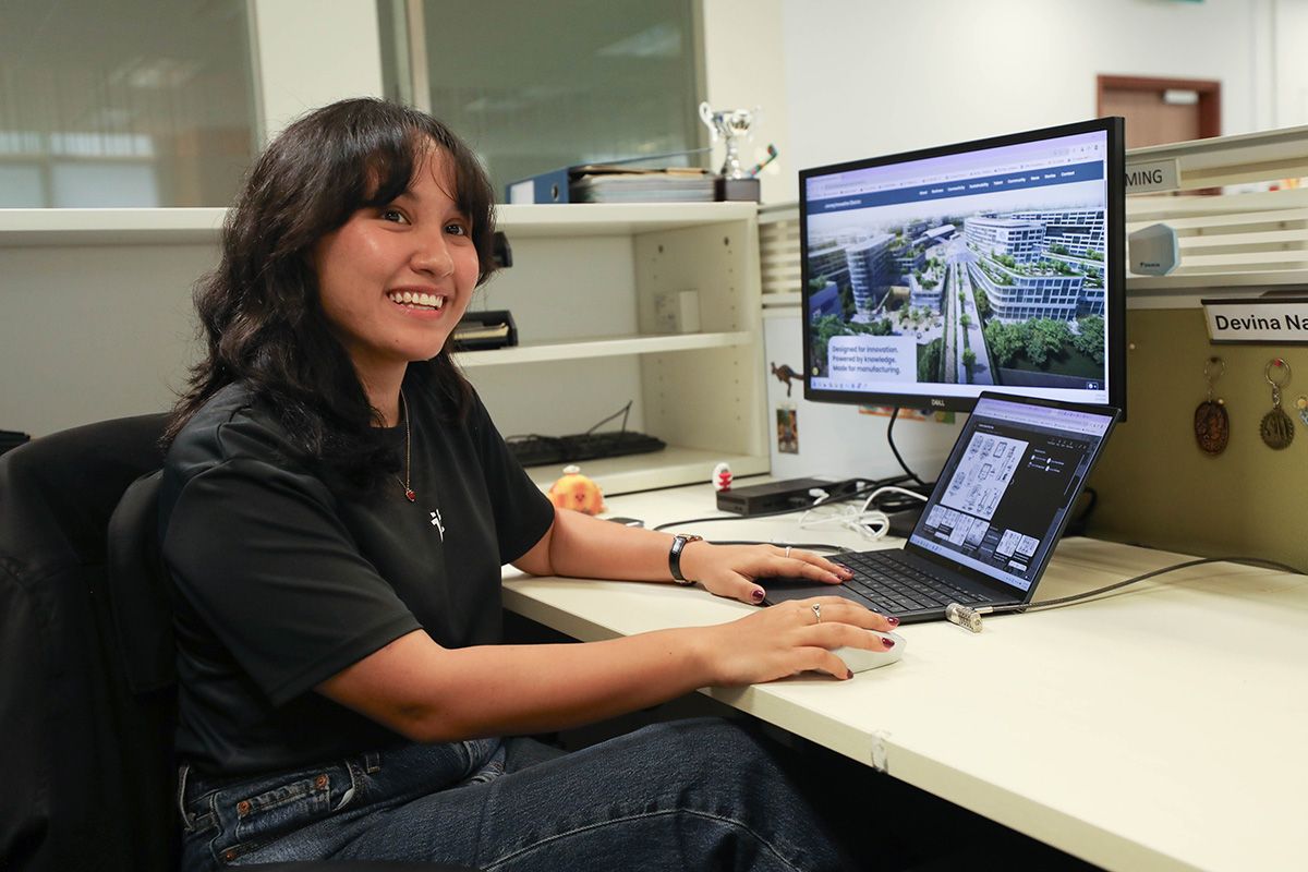 Devina Nash Ganasen secured a job with statutory board JTC after three months of intense job hunting.