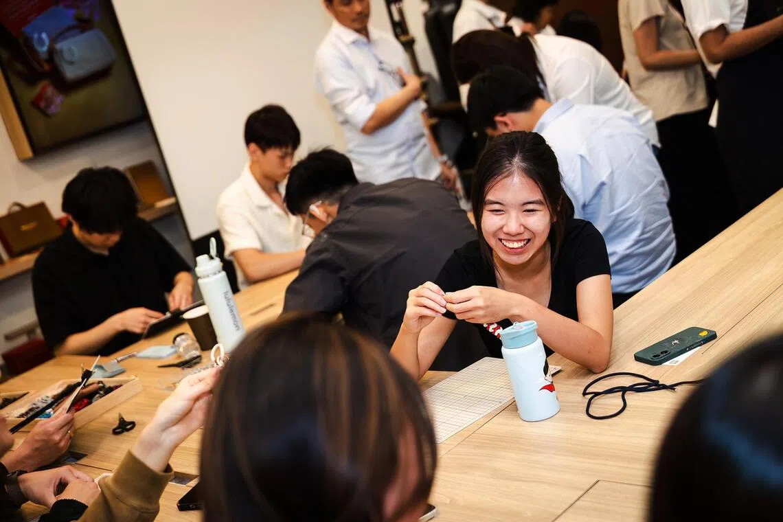 Undergraduate Chloe Wong attending the OCBC GENesis programme, where she learnt that she is people-oriented and relationship-driven.