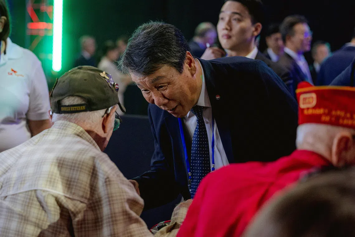 SK Group said it would provide new employment and career opportunities for former US Forces Korea service members.