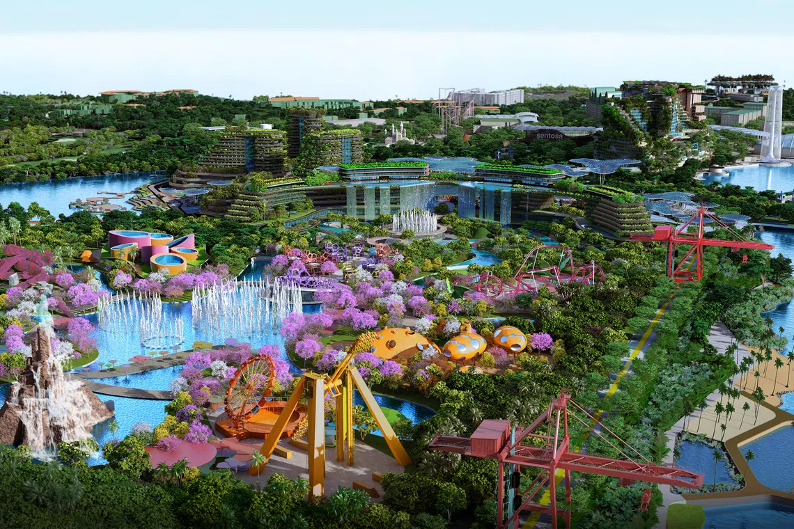 Sentosa-Brani is being positioned as a major integrated leisure and tourism destination.